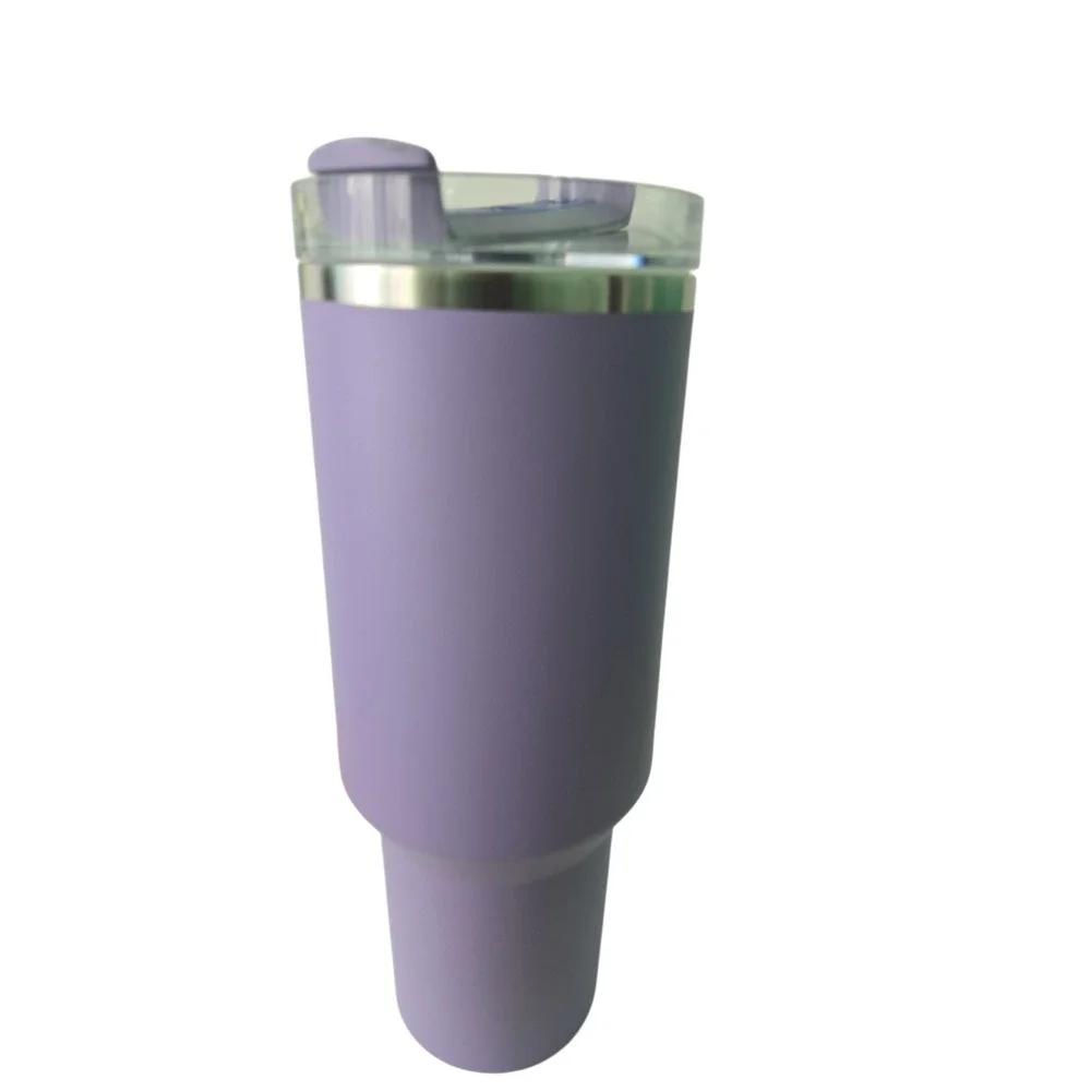 Stanley‎ 40oz Quencher Tumbler Lavender Ice Purple Handle Straw Lid Travel Cup - Picture 9 of 14
